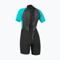 Damen Schwimm-Neoprenanzug O'Neill Reactor-2 2mm Back Zip SS Spring IS7 black/light aqua 2