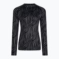 Damen-Thermoaktivshirt Surfanic Cozy Limited Edition Crew Neck black zebra 4
