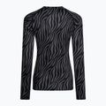 Damen-Thermoaktivshirt Surfanic Cozy Limited Edition Crew Neck black zebra 5