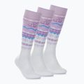 Skisocken Surfanic Pro Tech Fairisle 3er-Pack ice lilac