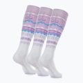 Skisocken Surfanic Pro Tech Fairisle 3er-Pack ice lilac 3