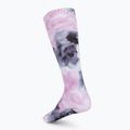 Damen Skisocken Surfanic Pro Tech 3Pk Watercolour Sock pink purple 2