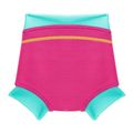 Speedo Swimnappy Cover rosa/blaue Schwimmwindel 2