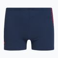 Speedo Essential Placement Allover Trunks blau/rot Kinderschwimmboxers