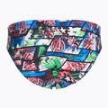 Speedo Allover 6.5 cm Kinderschwimmslip schwarz/blau 2
