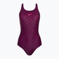 Speedo Boomstar Allover Muscleback Damen Badeanzug einteilig schwarz-rosa 68-12299B344