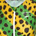 Speedo Placement Digital Highneck einteiliger Badeanzug für Damen grün/gelb 3