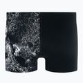Herren Speedo Allover V-Cut Aquqshort Schwimm-Boxershorts schwarz-grau 68-09734F330 2