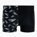Herren Speedo Allover V-Cut Aquqshort Schwimm-Boxershorts schwarz 68-09734F392 2