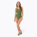 Speedo Damen Badeanzug einteilig Boomstar Allover Muscleback schwarz/gelb 68-12299A599 2