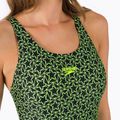 Speedo Damen Badeanzug einteilig Boomstar Allover Muscleback schwarz/gelb 68-12299A599 4