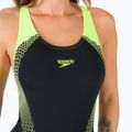 Speedo Fit Laneback Damen-Badeanzug schwarz/gelb 68-11389F344 4