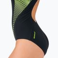 Speedo Fit Laneback Damen-Badeanzug schwarz/gelb 68-11389F344 5