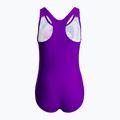 Speedo Digital Placement Kinder Badeanzug einteilig lila und schwarz 2