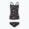 Speedo gedruckt Tie-Back Tankini Kinder zweiteiligen Badeanzug schwarz 68-12380F390