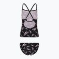Speedo gedruckt Tie-Back Tankini Kinder zweiteiligen Badeanzug schwarz 68-12380F390 2