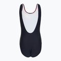 Speedo Damen Badeanzug einteilig Digital Placement U-Back blau/rot 2