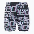 Speedo Kinder-Badeshorts Printed 13" Logo schwarz / weiß / diva 2