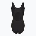 Damen-Einteiler Badeanzug Speedo Panel Muscleback schwarz/grün 2