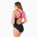 Speedo Placement Laneback Damen Badeanzug einteilig schwarz/rosa 11389C733 6