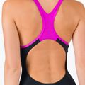 Speedo Placement Laneback Damen Badeanzug einteilig schwarz/rosa 11389C733 9