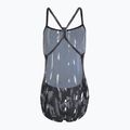 Speedo Frauen einteiliger Badeanzug Allover Rippleback schwarz 2