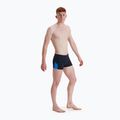 Badehose boxer Herren Speedo Boom Logo Splice dunkelblau-blau 68-12823 4