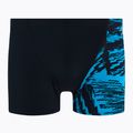 Badehose boxer Herren Speedo Allover V-Cut Aqushort D812 schwarz 68-9734D812