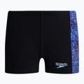 Badehose boxer Kinder Speedo Digital Allover Panel Aquashort schwarz 68-953