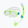 Schnorchelset für Kinder Speedo Adventure green gecko/clear