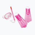 Kinder-Schnorchelset Speedo Aqua Quest Set pink frost