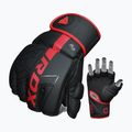 RDX Grappling Handschuhe F6 matt rot 3