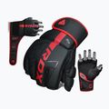 RDX Grappling Handschuhe F6 matt rot 7