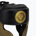 Boxhelm RDX L1 Mark Pro Cheek Boxing Training Head Guard golden 4