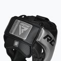 Boxhelm RDX L1 Mark Pro Cheek Boxing Training Head Guard silver 3