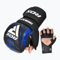 Grappling-Handschuhe RDX IMMAF Approved Shooted Grappling blue 2