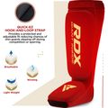 RDX Hosiery Shin Instep Foam Schienbein- und Fußprotektoren rot/weiss 2