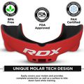 RDX-Mundschutz schwarz/rot 3