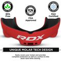 RDX-Mundschutz schwarz/rot 5