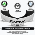 Kinder-Mundschutz RDX Mouth Junior white/black 3