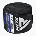 RDX KR11 Gym Knee Wrap schwarz/blaue Knieschützer 3