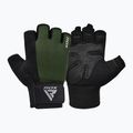 RDX W1H Gym Workout Handschuhe Armee grün