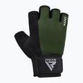 RDX W1H Gym Workout Handschuhe Armee grün 3