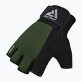 RDX W1H Gym Workout Handschuhe Armee grün 4