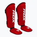 Schienbeinschoner mit Spannschutz RDX T1 Shin Instep Molded King red/white