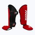 RDX T1 Shin Instep Guards Schienbein- und Fußschützer rot/weiss 2