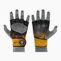 RDX Weight Lifting X1 Long Strap Trainingshandschuhe schwarz/gelb WGN-X1Y 5