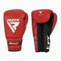Boxhandschuhe RDX Apex Lace Up Training SPaarring Boxing red