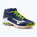 Herren Volleyballschuhe Mizuno Wave Lightning Z3 Mid blau V1GA170571