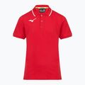 Kinder-Shirt Mizuno Polo red/white
